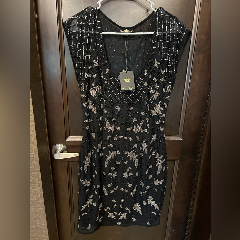 Lotus Threads beaded dress size 10
